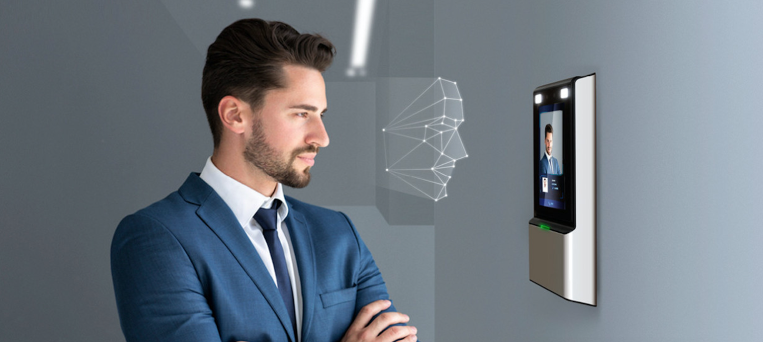 device trying to recognize an individual through automated facial recognition